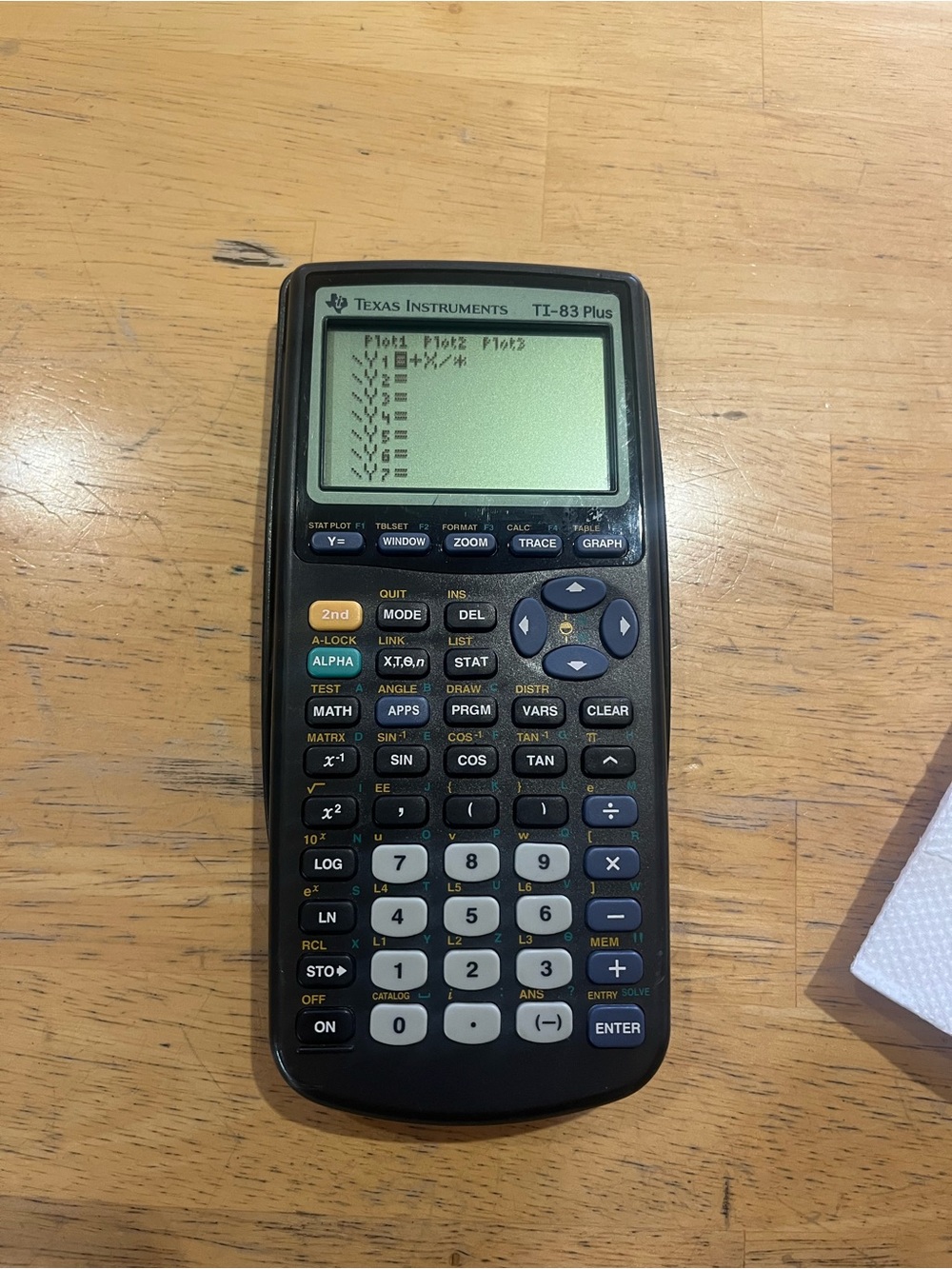 Texas Instruments TI-83 Plus Graphing Calculator - Black